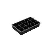 ZANZI SQUARE ICE CUBE TRAY SILICONE 15x36mm BLK - Hospitality Connect