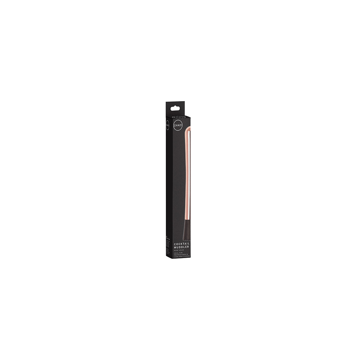 ZANZI COCKTAIL MUDDLER ROSE GOLD 205x33mm - Hospitality Connect