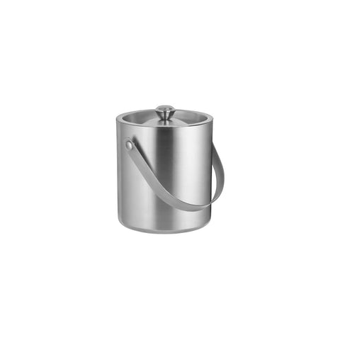 ZANZI DOUBLE WALL ICE BUCKET w/LID&HDL S/S 130x135mm 1.1lt - Hospitality Connect