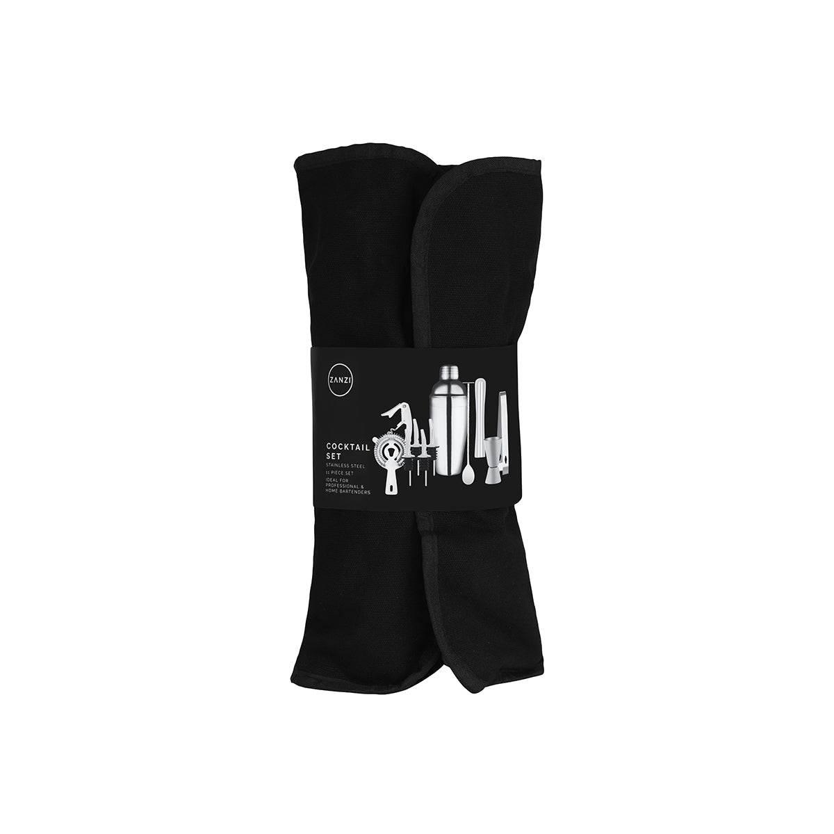 ZANZI COCKTAIL SET 11pc S/S IN BARTENDER BAG - Hospitality Connect