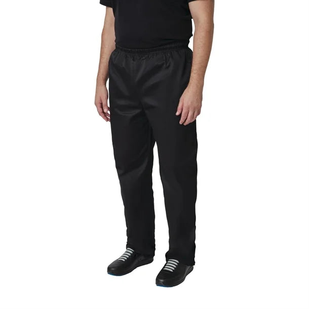Whites Chefs Whites Vegas Chefs Trousers Black Polycotton - Size XXLA582-XXL - Hospitality Connect