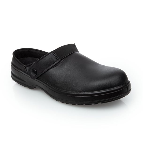 Slipbuster Cryzon Safety Clog PU Black - UK 6 EU 39