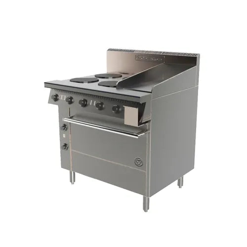 Goldstein 800 SERIES 4 Burner Cooktop with Griddle OVEN RANGES PE4S12G28 - Hospitality Connect