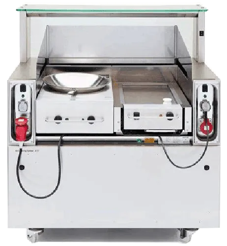 Rieber acs 1100 d3 - Air Cleaning System, 2 Element Mobile Cooking Module - Edge Extraction - Hospitality Connect