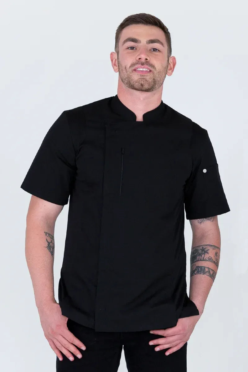Aussie Chef Alex Zipper Black-XS Jacket