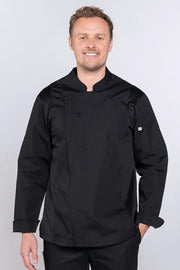 Aussie Chef Alex Zipper Black LS-M Jacket