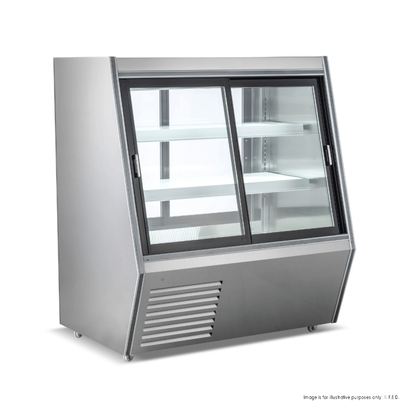 Bonvue AMS-12DD Dual-Access Refrigerated Deli, Meat & Seafood Display Case 768L