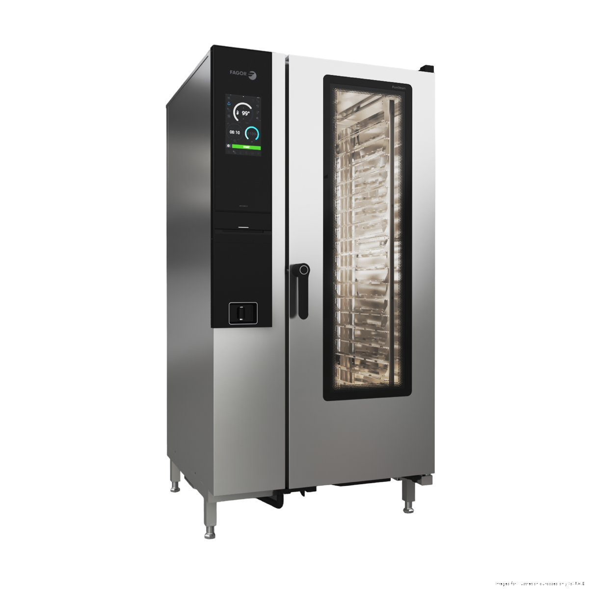 Fagor Ikore APW-201GRLWS 20-tray advanced boiler gas combi oven
