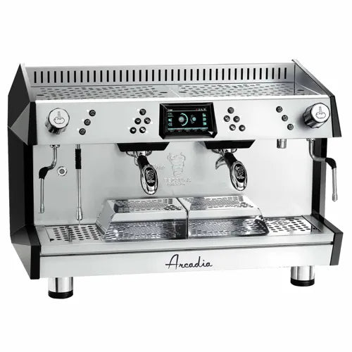 ARCADIA Professional Espresso coffee machine SS 2 Group PID with display - ARCADIA-G2DP - Hospitality Connect