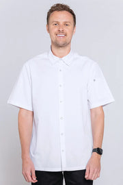 Aussie Chef Arlo Chef Shirt White-XL
