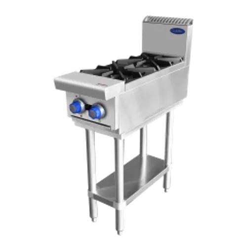 Cookrite 2 Burner Cooktop with Stand AT65G2G-F - Hospitality Connect