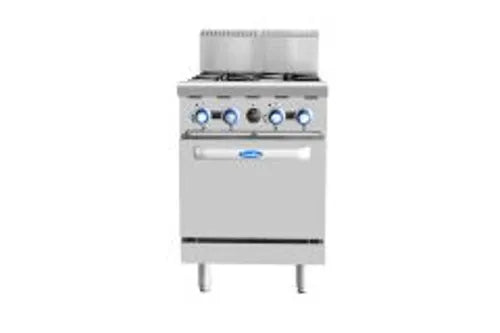 Cookrite 4 Burner with Oven AT80G4B-O - Hospitality Connect