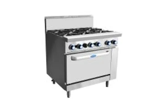 Cookrite 6 Burner With Oven AT80G6B-O - Hospitality Connect