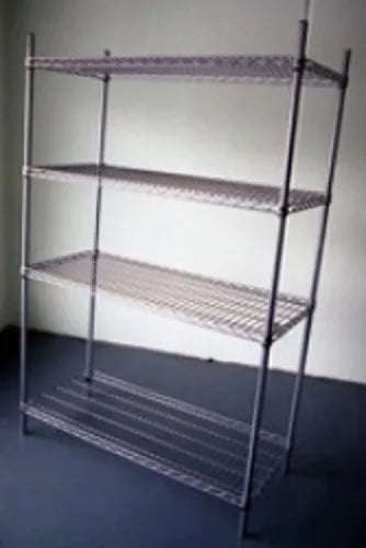 ATLAS 4 SHELF WIRE SHELVING KITS Includes 4 wire shelves 14247EPL.  610x355x1800 - Hospitality Connect