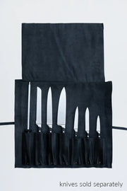 Aussie Chef Axil Leather 7 Pocket Black Bag