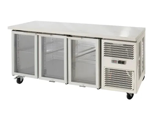 Airex Triple Glass Door Undercounter Refrigerated Storage AXR.UCGN.3G - Hospitality Connect