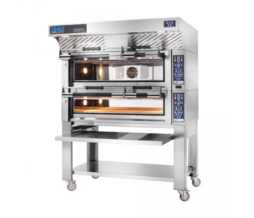 GAM AZZURRO Bakery 3 Tray (60 x 40cm) Stone Deck Oven Dual Static / Fan Forced FORABAK3TR400 - Hospitality Connect