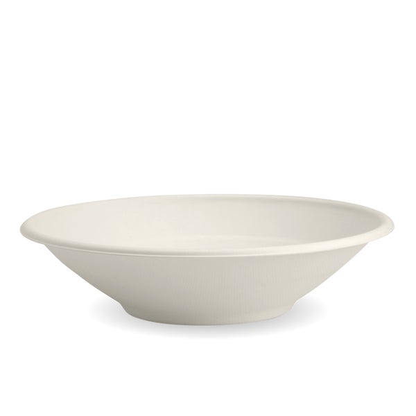 Biopak 800ml / 24oz White Plant Fibre Bowl 400 Units - Hospitality Connect