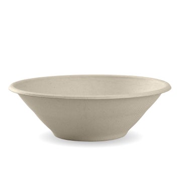 Biopak 940ml / 32oz Natural Plant Fibre Bowl 400 Units