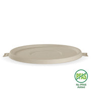 Biopak 800-1,420ml / 24-48oz Natural Plant Fibre BioBowl Lid 400 Units - Hospitality Connect