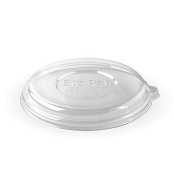 Biopak 800-1,420ml / 24-48oz Clear RPET BioBowl Lid 400 Units - Hospitality Connect