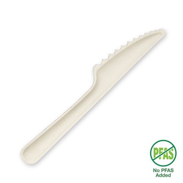 BIOPAK 15cm Plant Fibre Knife 1000 units - Hospitality Connect