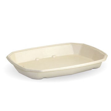 BIOPAK 600ml Natural Plant Fibre Octa Takeaway Base 400 units - Hospitality Connect