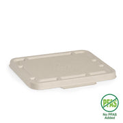 BIOPAK 2 & 3-Compartment Natural Plant Fibre BioCane Takeaway Lid 500 Units - Hospitality Connect