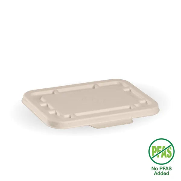 Biopak 500ml & 600ml Natural Plant Fibre Takeaway Lid Box of 500 - Hospitality Connect