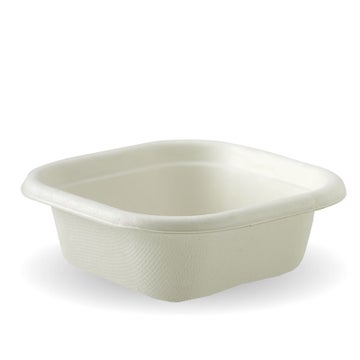 BIOPAK 280ml White Plant Fibre Takeaway Base 600 Units