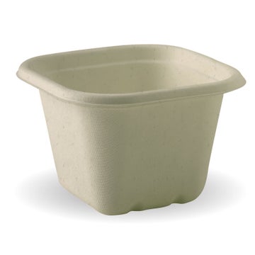 Biopak 630ml Natural Plant Fibre Takeaway Base 600 Units - Hospitality Connect