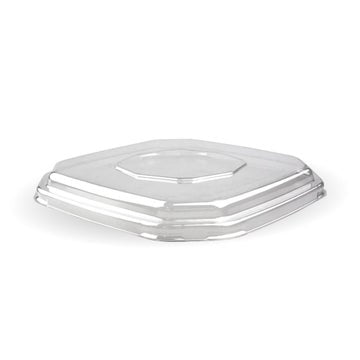 BIOPAK 500 & 750ml Clear RPET Octa Takeaway Lid 400 units - Hospitality Connect