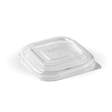 BIOPAK 280-630ml Clear RPET Takeaway Lid 600 Units