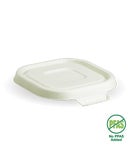 BIOPAK 280-630ml White Plant Fibre Takeaway Lid 600 Units - Hospitality Connect