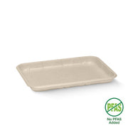 BIOPAK 19x14x2cm / 7x5" Plant Fibre Produce Tray 1000 Units - Hospitality Connect