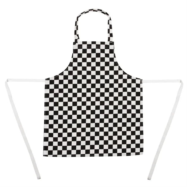 Whites Chefs Whites Childrens Black & White Check ApronB357 - Hospitality Connect