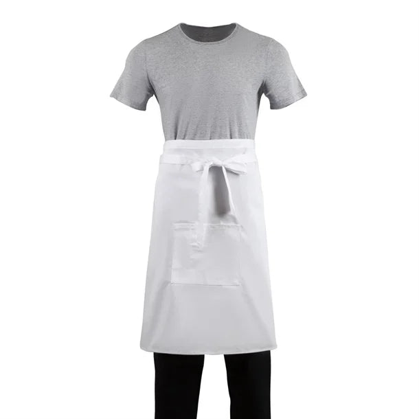 Whites Chefs Whites Bistro Apron White - 1000x700mm 39.4x27.5"B132 - Hospitality Connect
