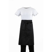 Whites Chefs Whites Black Chef Aprons - 30x36''A968 - Hospitality Connect