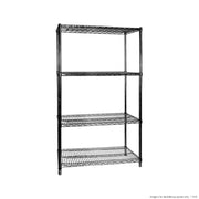 Modular Systems Shelving Set-Black 1525x610mm B24/60
