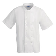 Whites Chefs Whites Boston Short Sleeved White Jacket - Size XXLB250-XXL