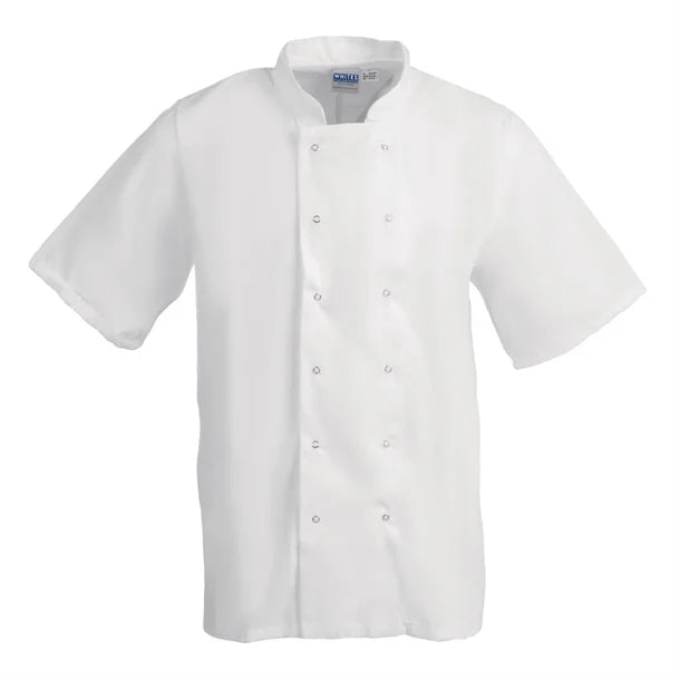 Whites Chefs Whites Boston Short Sleeved White Jacket - Size XXLB250-XXL