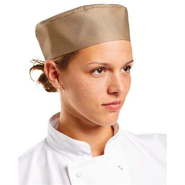 Whites Chefs Whites Skull Cap Tan Polycotton - One SizeB443 - Hospitality Connect