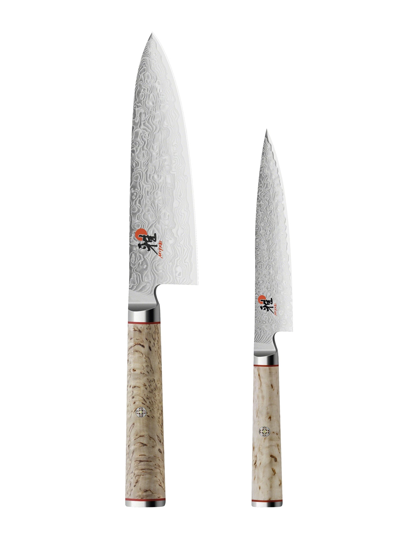 Miyabi 5000MCD Birchwood Set 2 - 20cm Gyutoh Chef's Knife, 13cm Shotoh Utility Knife - Hospitality Connect