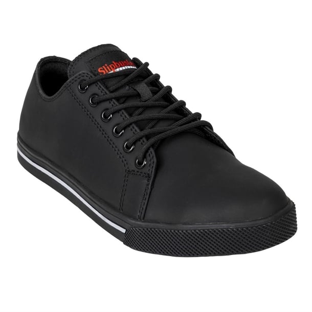 Slipbuster Tavoa Safety Trainer Microfibre Black - UK 6 EU 39