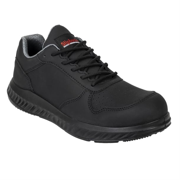 Slipbuster Hawren Trainer Microfibre Black - UK 9 EU 43