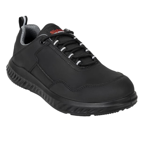 Slipbuster Hawren Safety Trainer Microfibre Black - UK 10.5 EU 45