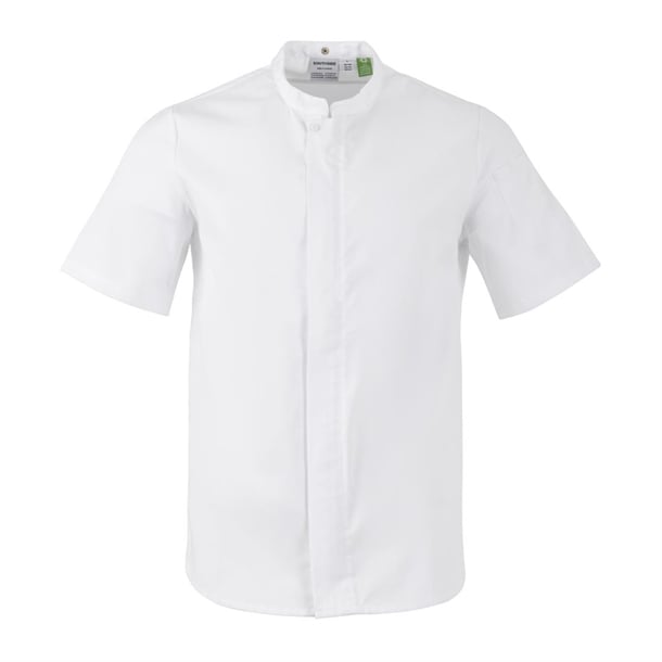 Southside Harlem Chefs Jacket White Short Sleeve Mesh - Size M