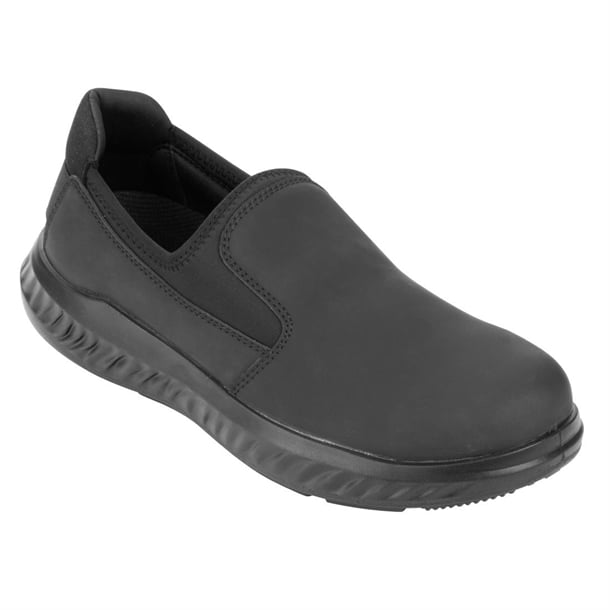 Slipbuster Drexo Safety Slip On Shoe Microfibre Black - UK 4 EU 37