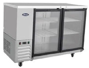 Atosa BACK BAR FRIDGE GLASS DOOR MBB48G - Hospitality Connect