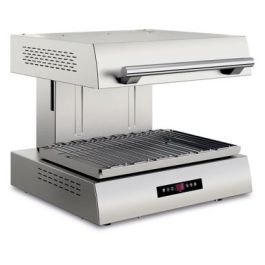 BARON Adjustable Height Ultra Rapid Electric Salamander With 540 x 365 mm Cooking Surface - Hospitality Connect